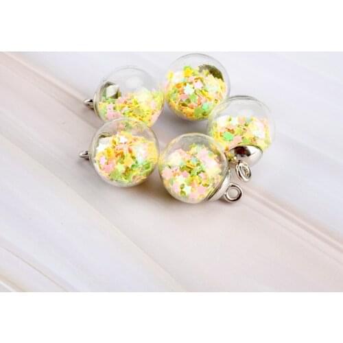 16# Alloy Hook Hollow Hand-made Glass Bead jewelry beads set handmade Beads & Jewelry Making Glass Beads Wholesale #IY102