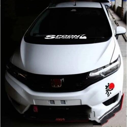 Auto Truck Body Front Windshield Window Sticker Car Styling and Decals for Spoon Sports