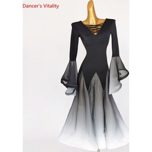 Modern Dance profession Custom Female Child Adult High-end Dress Practice Clothes Ballroom Dancing Performance Big Swing Skirt
