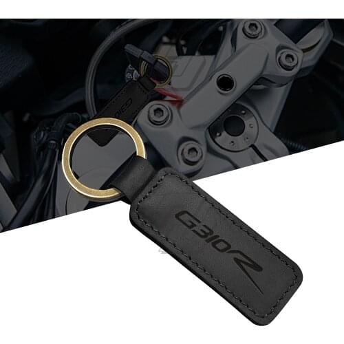 Motorcycle Cowhide Keychain Key Ring Case for BMW Motorrad G310R G310 Models