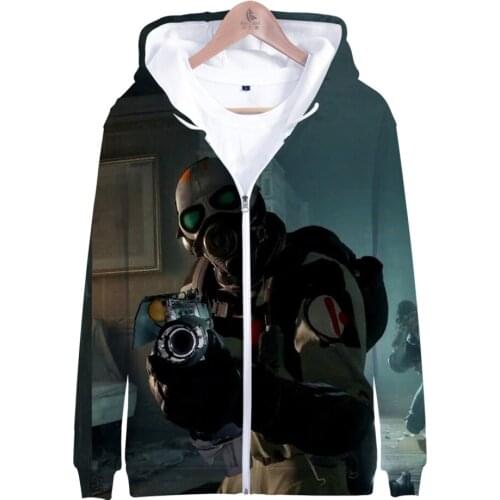 Half-Life Alyx 3D Print Zipper Hoodie Holiday Passionate Style Men/Women Casual Youthful Vitality Style Zip Hooded Kids Clothes