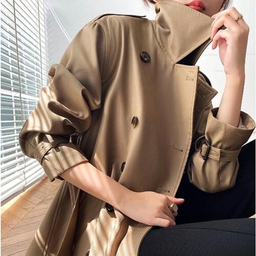 Ihobby Women's Short Trench Coats