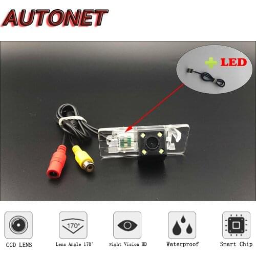 AUTONET HD Night Vision Backup Rear View camera For Audi A4L A6L Q5 Q3 A7 RS5 A1 A3 2012~2017 vehicle CCD/license plate Camera