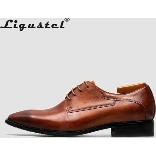 Ligustel Men's Patent Leather Shoes