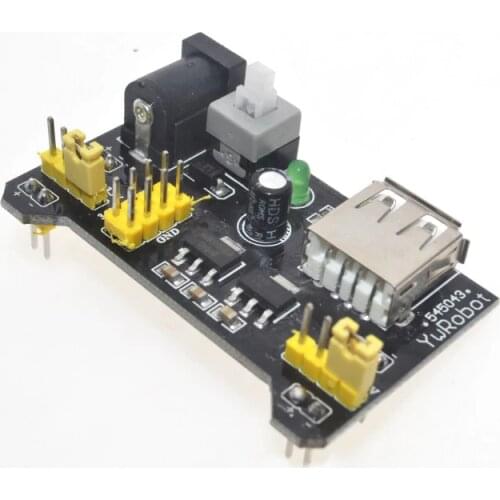 MB102 Breadboard Power Supply Module 3.3V 5V For Arduino Solderless Breadboard Voltage Regulator Adapter DIY RC Toy