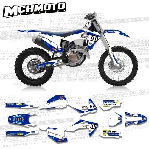 MCHMFG Decal Sticker Kit For Husqvarna TC FC TX FX FS 2019 2021 TE FE 2020 2022 125 250 350 450 Motocross Racing 3M Graphics 4.3