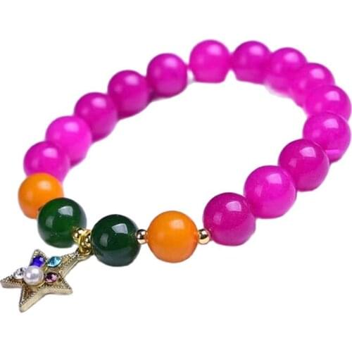 Natural Stone Purple Sugilite Bracelet For Jewelry Making Diy Bracelet Necklace Charm gifts