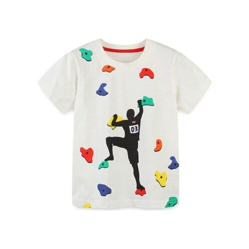 2021 Summer New Baby Boy Cotton T Shirt Kids Short Sleeve Cartoon T Shirt Toddler Casual Top Tees Baby Girl Clothes Kids T Shirt