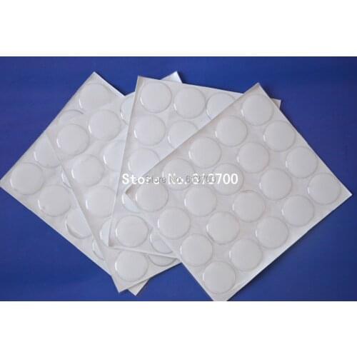 Wholesale 1000 pcs/lot 1" round clear transparent epoxy resin for bottle cap necklace Pendant Clear Dome