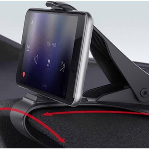 Dropship Universal Cradle Adjustable GPS Holder HUB Dashboard Phone Mount Smartphone GPS Navigation Black Car Holder Support