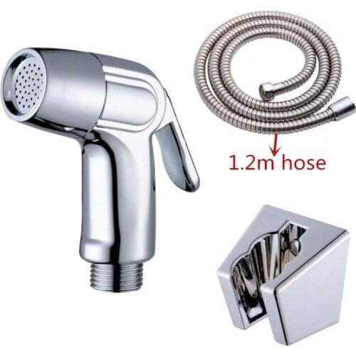 1set hand bidet shower hygienic shower douche anal nozzle sprayer bidet faucet shower muslim shower bidet Wall Mounted faucet