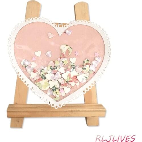 Heart Shaker Metal Cutting Dies Stencils for Scrapbooking Stamp/photo album Decorative DIY Paper Cards