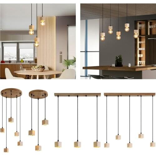 Nordic Lamp Pendant Chandelier Lighting Restaurant Bar Hotel Lighting Furniture Home Office Decorative Lamps(No Light Bulb)