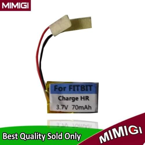 3.7V 70mAh Replace smartband Battery For Fitbit Charge HR Smartwatch Batterie Accumulator AKKU