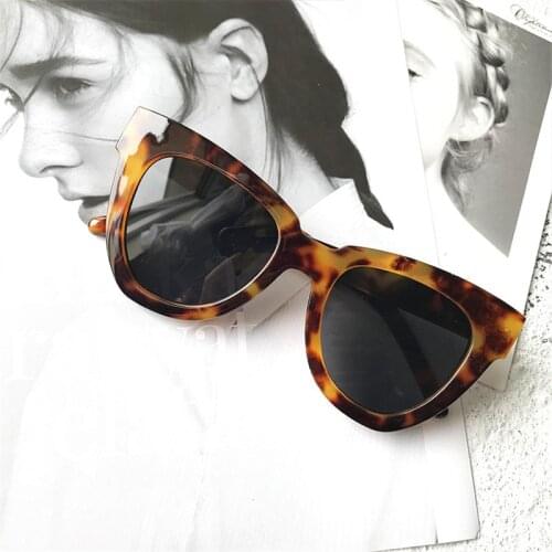 Mincl/ 2018 Leopard Cat Sunglasses Women Designer Luxury Man/Women Sun Glasses Classic Vintage UV400 Outdoor Eyewear FML