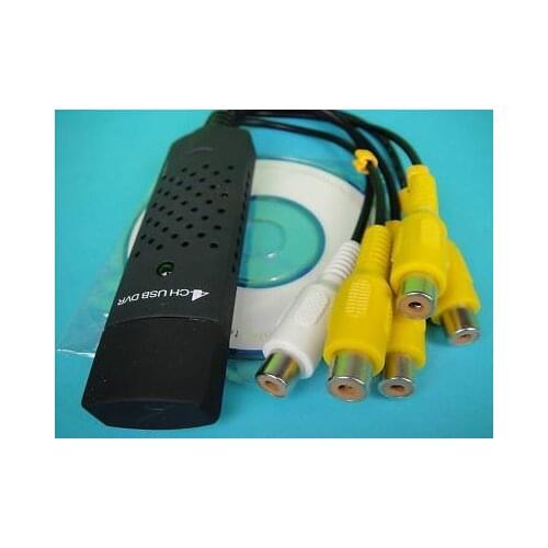 USB DVR Video Audio Capture Adapter 4 CHANNEL Easycap