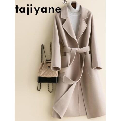 Woman Jacket Womens 100% Wool Jackets Winter Coat Women Double-sided Cashmere Coats High-end Cloth Abrigo Mujer TN1562