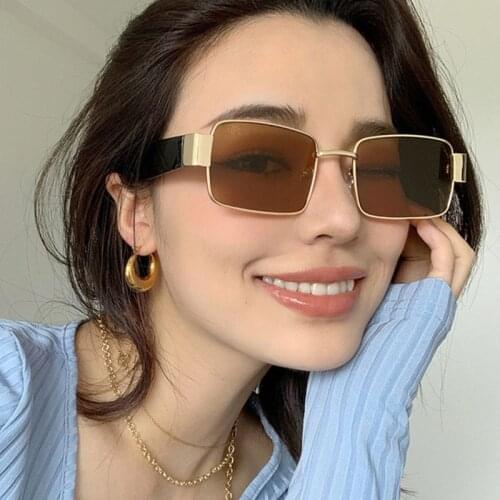 2021 Square Retro Sunglasses Women Luxury Brand Glasses Women/Men Oversized Sunglasses Women Mirror Oculos De Sol Feminino