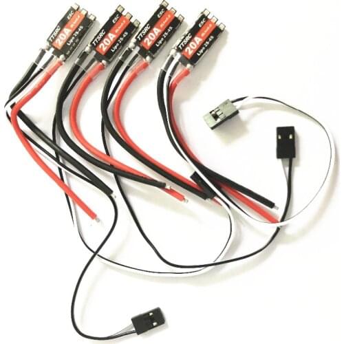 4PCS Mini 20A ESC BLHeli_S OPTO 2-4S Lipo BLHeli-S esc For FPV Race QAV Quadcopter Frame Drone FPV Race RC Helicopter