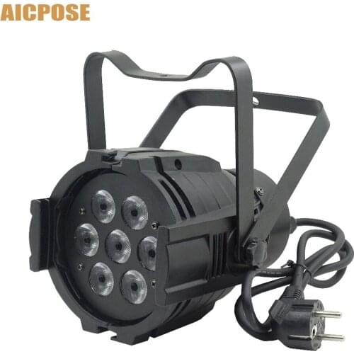 7x10W Led Par Light 4in1 5in1 6in1 Aluminum 7*10w Wall Wash Light Party Bar Wedding Shows Stage Light