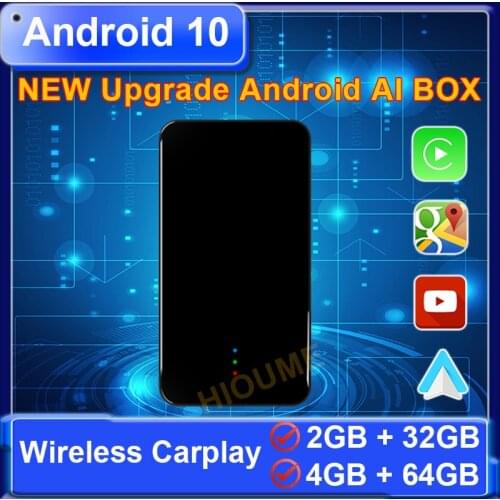 For Apple Android 9.0 Mirrorlink Carplay Wireless Dongle 4+32G For Chevrolet Toyota VW Volvo Carplay Plug And play Video Ai Box
