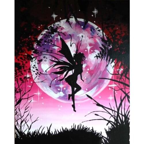 ARMYQZDIY 5D diamond painting "Butterfly Fairy" full circle diamond square diamond embroidery sale picture holiday gift rhinesto