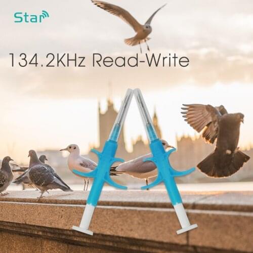 20pcs 2.12X12MM Animal Syringe ICAR Number Dog Microchip ID tag FDX-B Animal Injector Small Glass Animals For Tracking Pet Tag