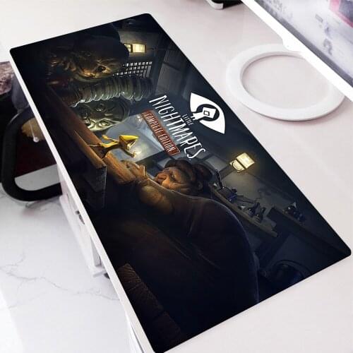 Little Nightmares Anime Large Mouse Pad Company Pc Gamer Complete Keyboard Desk mats Gaming Accessories Rubber Non-slip Rug