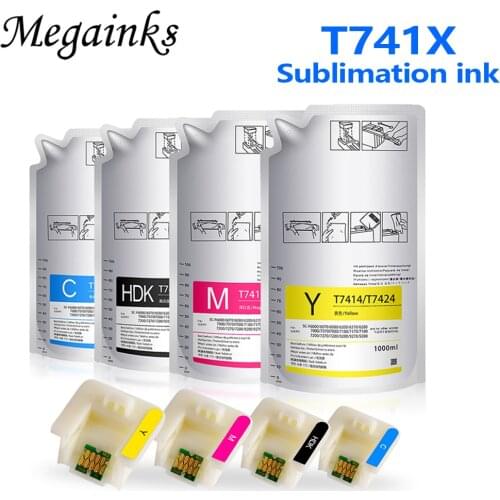 T7412 T7413 T7414 T741X HDK Sublimation ink per Bag for Epson F6000 F6070 F6200 F6270 F7000 F9200 F9270 F6080 F6280 printer ink