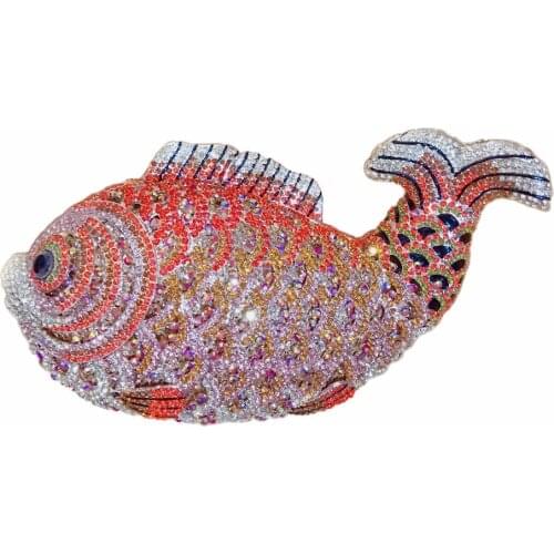 DAIWEI Luxury evening bag Crystal women party purse bags Ladies wedding bridal formal clutch bags banquet bag Day Clutches BL028