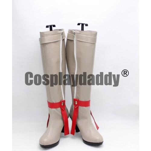 Final Fantasy 15 Cindy Girls Long Cosplay Shoes Boots X002