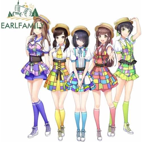 EARLFAMILY 13cm x 12.3cm For Anime Vinyl Car Stickers DIY Custom Printing Decal Waterproof Scratch-Proof Suitable for VAN RV