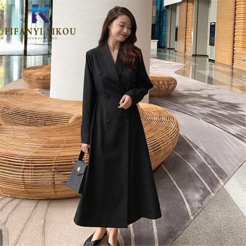 Женские двубортные тренчи FIFANYI SIKOU China At AliExpress