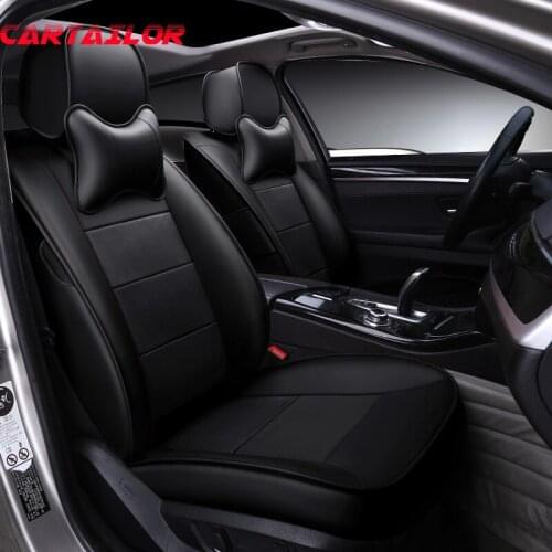 CARTAILOR Leather Car Seat Cover Protector for Mercedes BENZ Viano Seat Covers Cars Leatherette Seats Cushion Supports for W639