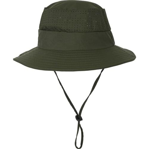 New UPF50+ Outdoor Waterproof Fishing Hat Sun Protection Summer Boonie For Men And Women Foldable Bucket Hat For Hiking