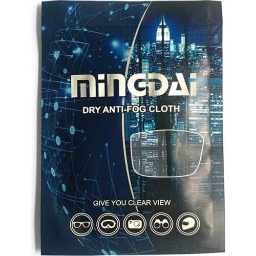 New Arrival Anti-Fog Mirror Cloth For Eye Glasses Lasting Effect Actual Use Times 300-600 Times Size 15*15 cm