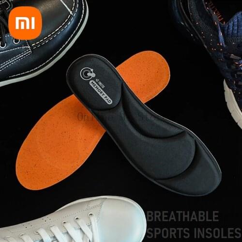 New Xiaomi Freetie Memory Cotton Soft Cushioning Insole Slow Rebound Comfortable Fit Breathable dry Sports insoles