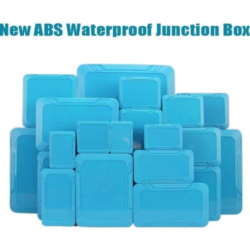 New Blue ABS Waterproof Storage Box Instrument Electronic Plastic Project Case Enclosure Branch Distribution Supply Control Box