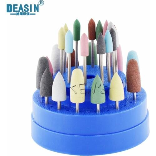 New Dental Bur Box 48 Holes Drill Placement Box Dentist Tools Drill Case Disinfection Holder Dentistry Instrument Material