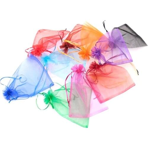 Multicolor 17X23CM Organza Bags Beautiful Gift Toys&Candy&Jewelry Packaging Storage Bags 200pcs/lot Can be Customized Cheap