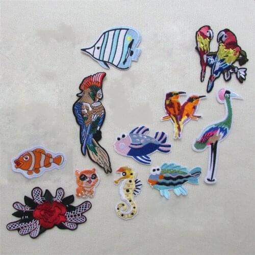 High quality cartoon patches hot melt adhesive applique embroidery patch DIY clothing accessory patch 1pcs sell C5812-C5829