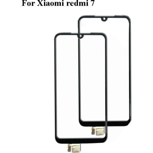 2PCS For xiaomi redmi 7 TouchScreen Digitizer For Redmi 7 Touch Screen Glass panel with Flex Cable For xiao mi Redmi7 hongmi 7