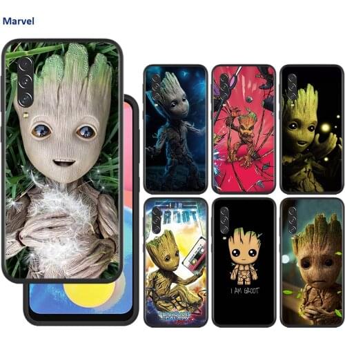 Silicone Cover Baby Groot Cutest For Samsung Galaxy A90 A80 A70 A60 A50 A40 A30 A20S A20E A10 A10S Phone Case