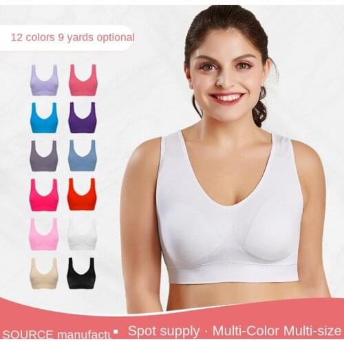 Ultra-thin Plus Size 4XL 6XL Bra Female Breathable Seamless Bra Full-cover Cup Adjusted Sexy Lingerie Sports Bra for Women Gym