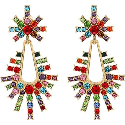 ZHINI Bohemia Vintage Gold Color Dangle Earrings for Women Elegance Luxury Imitation Pearls Big Earring Jewelry 2021 brincos