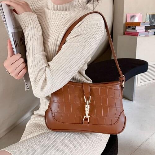 High Quality Female Leather Shoulder Bags Elegant Handbags Womans Bag Designer Crossbody Pack for Lady Sac De Luxe Femme