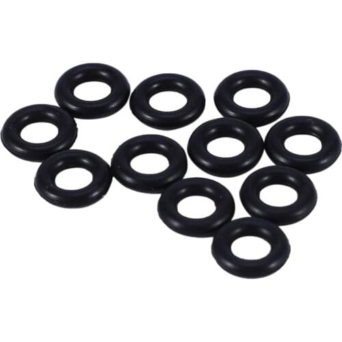 10 pcs Black Rubber Oil Seal O Shaped Rings Seal washers 8 x 4 x 2 mm