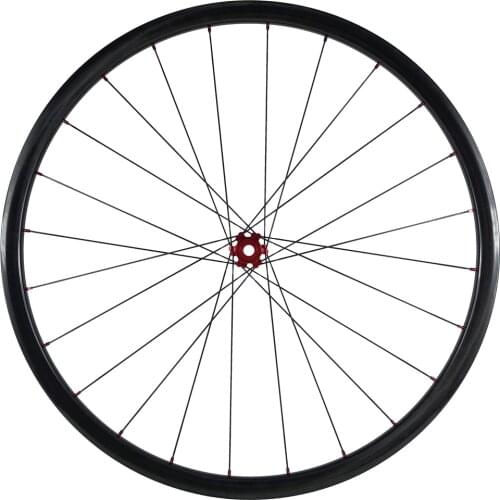 29er 31mm x 30mm MTB XC Tubeless Carbon Front Wheel Powerway PHB-M42 M42 Hub Hookless 29 Inch Cross Country