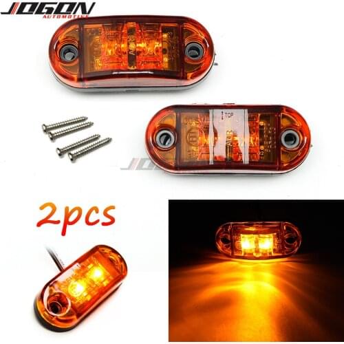 4pcs/10pcs Car universal Lights LED Side Marker Light Bus Truck Indicator Trailer Brake Lamp
