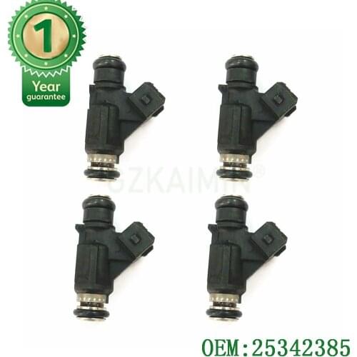 4X High quality Fuel InjectorS injection nozzle 25342385 for hafei wuling chery 93345842 K-M